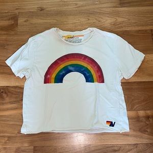 Aviator nation rainbow tee